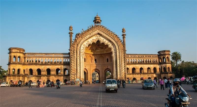 Rumi Darwaza, Lucknow, in evening light